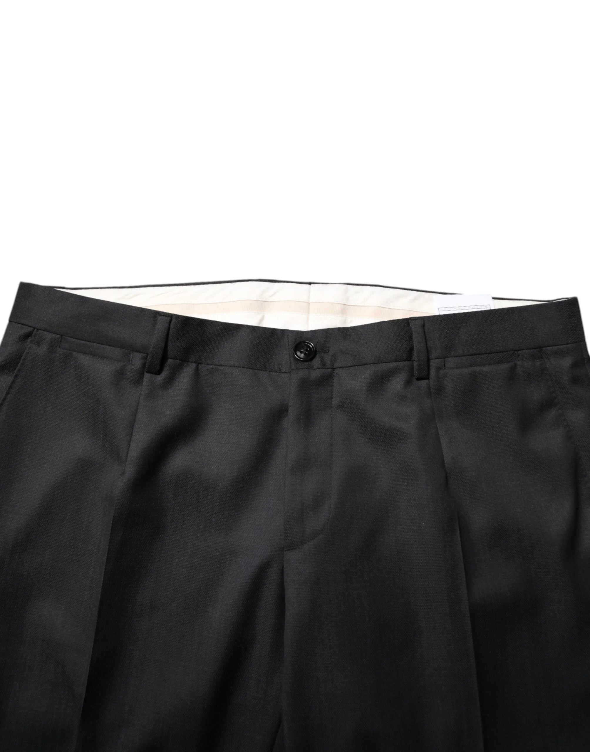 Dolce & Gabbana Dark Gray Wool Single Breasted 2 Piece Suit - IT52 | XL - Pant Suits