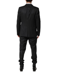 Dolce & Gabbana Dark Gray Wool Single Breasted 2 Piece Suit - IT52 | XL - Pant Suits