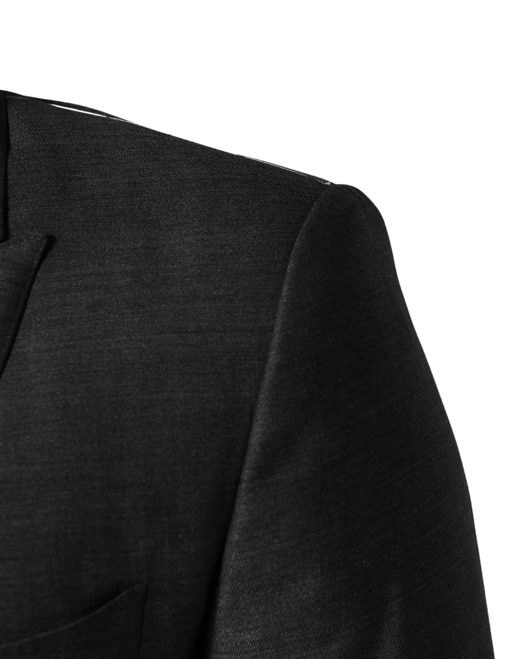 Dolce & Gabbana sötét szürke gyapjú keskeny szabású kabát, zakó - IT46 | S