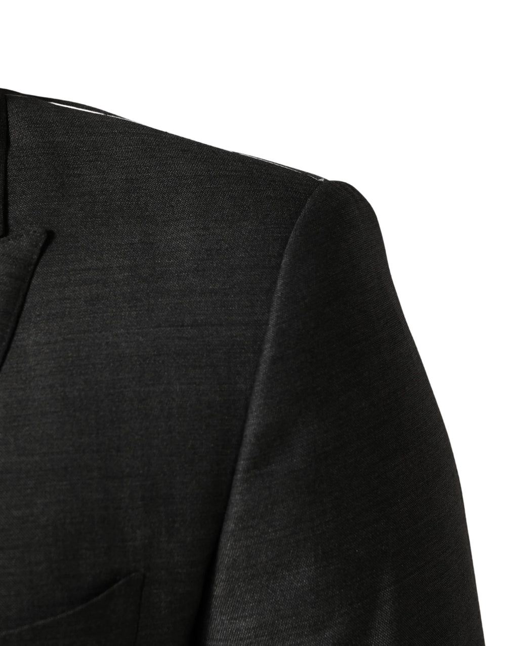 Dolce & Gabbana sötét szürke gyapjú keskeny szabású kabát, zakó - IT46 | S
