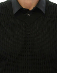 Dolce & Gabbana Dark Green Runway Netz Pullover Netted Sweater - IT46 | S