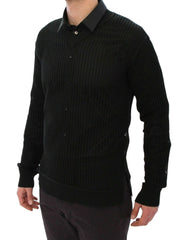 Dolce & Gabbana Dark Green Runway Netz Pullover Netted Sweater - IT46 | S - Sweaters