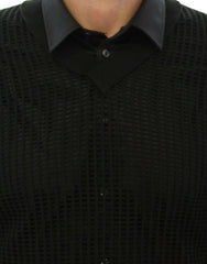 Dolce & Gabbana Dark Green Runway Netz Pullover Netted Sweater - IT46 | S - Sweaters