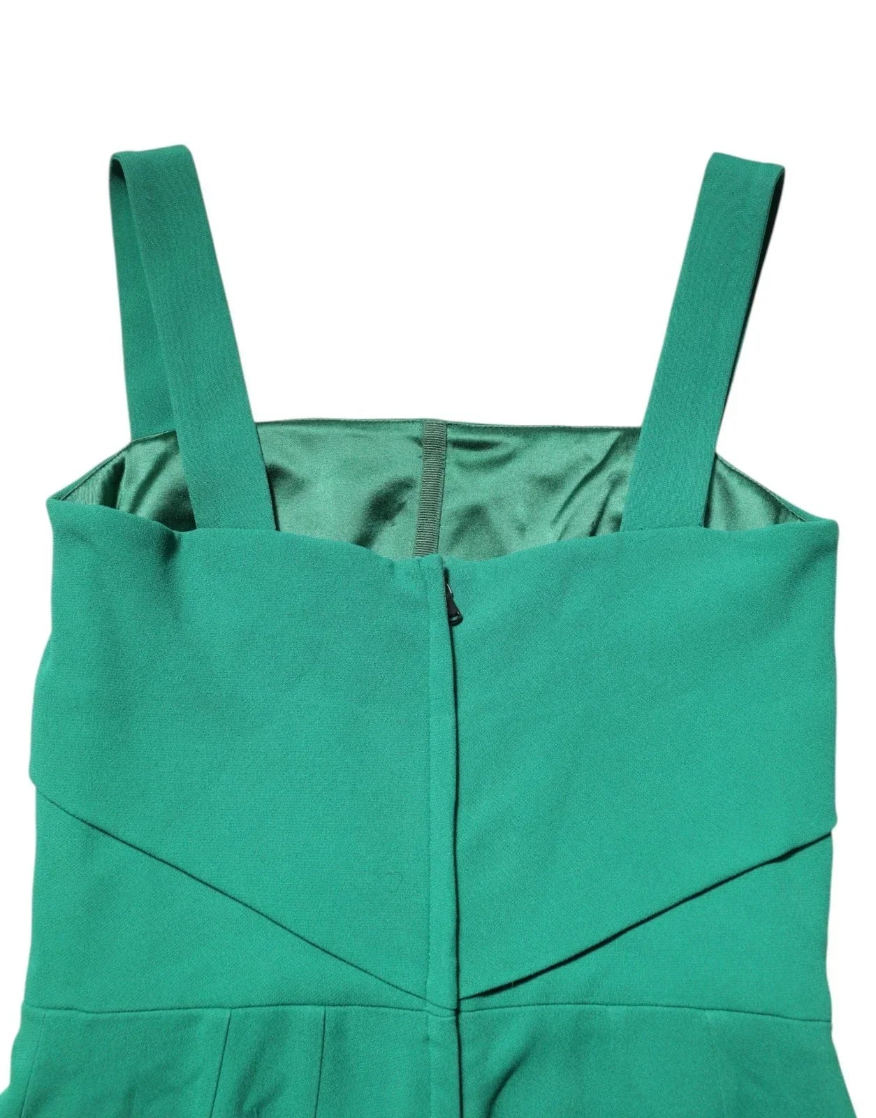 Dolce & Gabbana Dark Green Sleeveless Rayon Bodycon Dress - IT36|XXS - Dresses