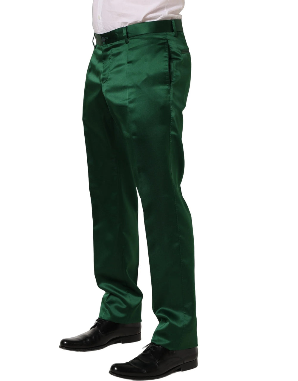 Dolce & Gabbana Dark Green Tapered Leg Dress Trouser Pants - IT50 | L