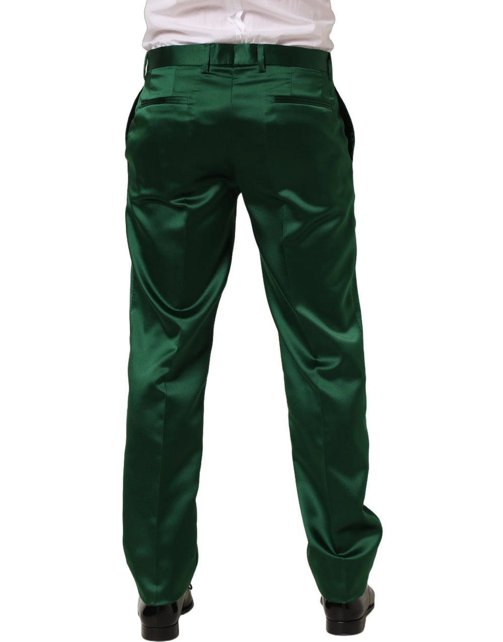 Dolce & Gabbana Dark Green Tapered Leg Dress Trouser Pants - IT50 | L