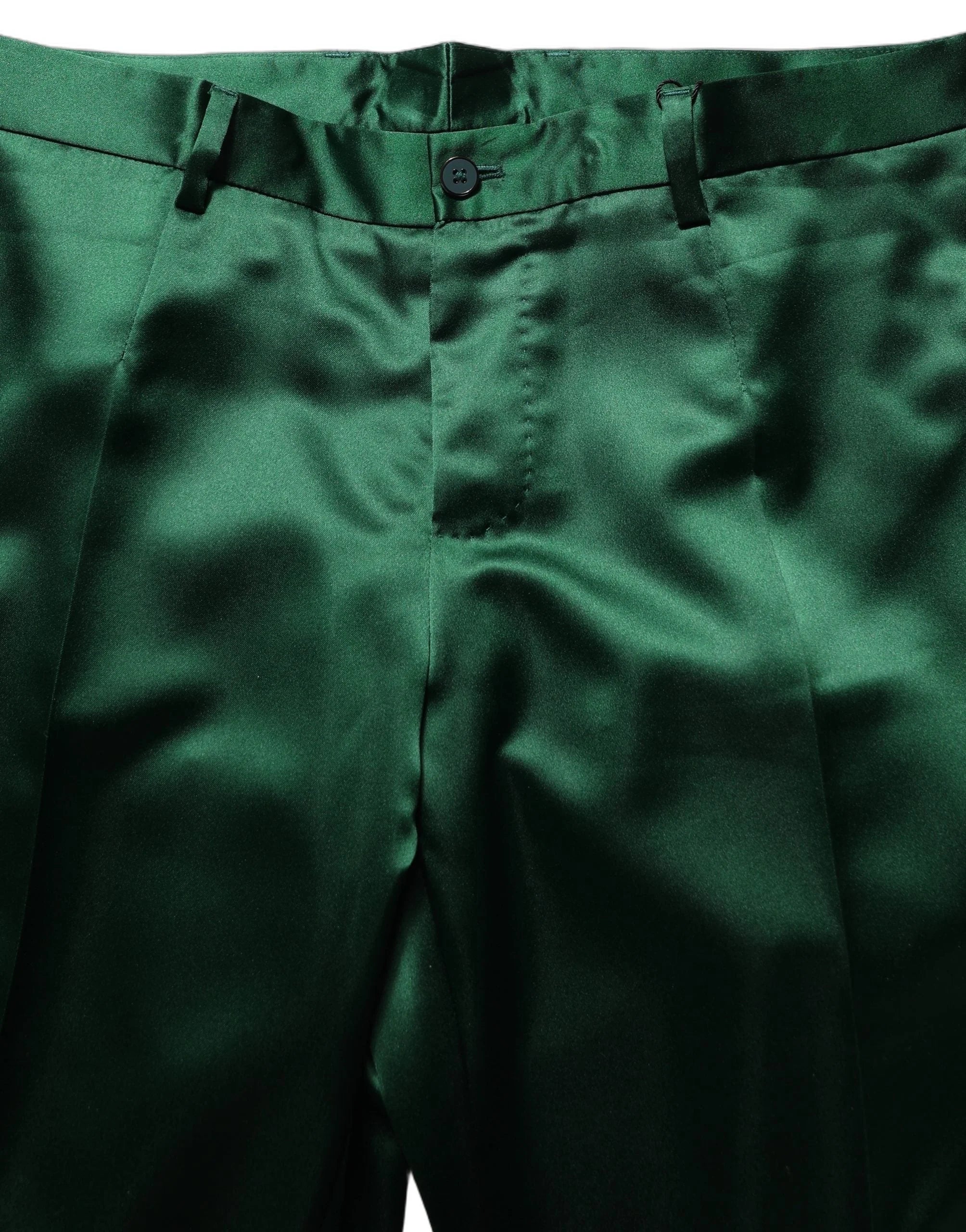 Dolce & Gabbana Dark Green Tapered Leg Dress Trouser Pants - IT50 | L