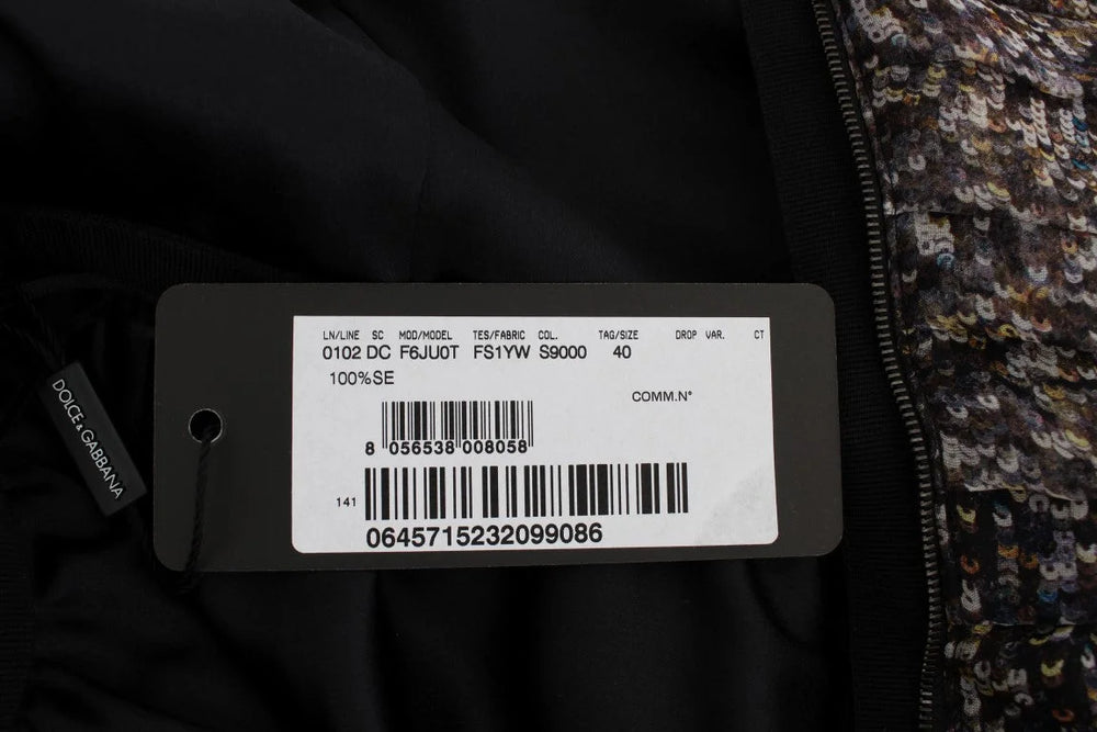 Dolce & Gabbana Dark Silk Shift Gown Full Length Dress - IT40|S - Dresses