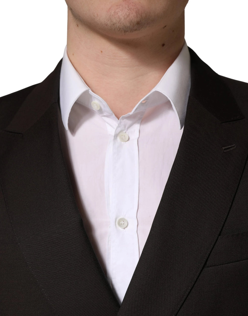 Dolce & Gabbana Dvouřadý sako z tmavě fialové vlny - IT48 | M