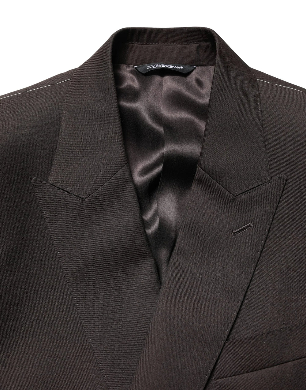 Dolce & Gabbana Dvouřadý sako z tmavě fialové vlny - IT48 | M