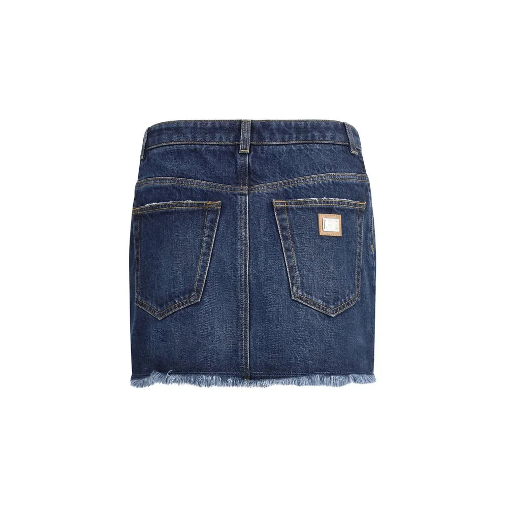 Dolce & Gabbana Denim Miniskirt - Skirts
