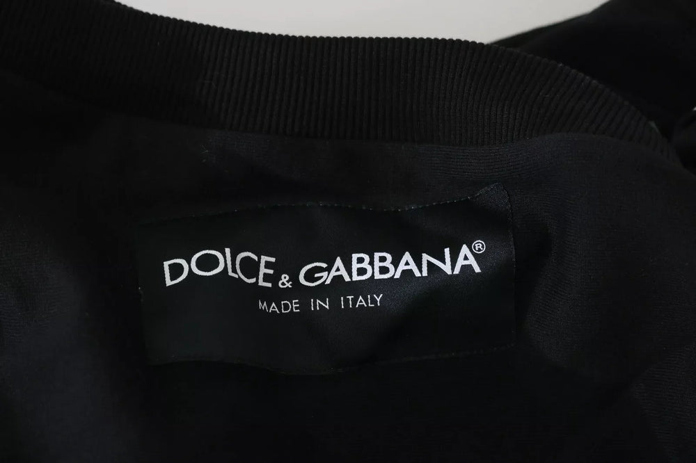 Dolce & Gabbana DG Sequined Hooded Pullover Sweater - Hoodies