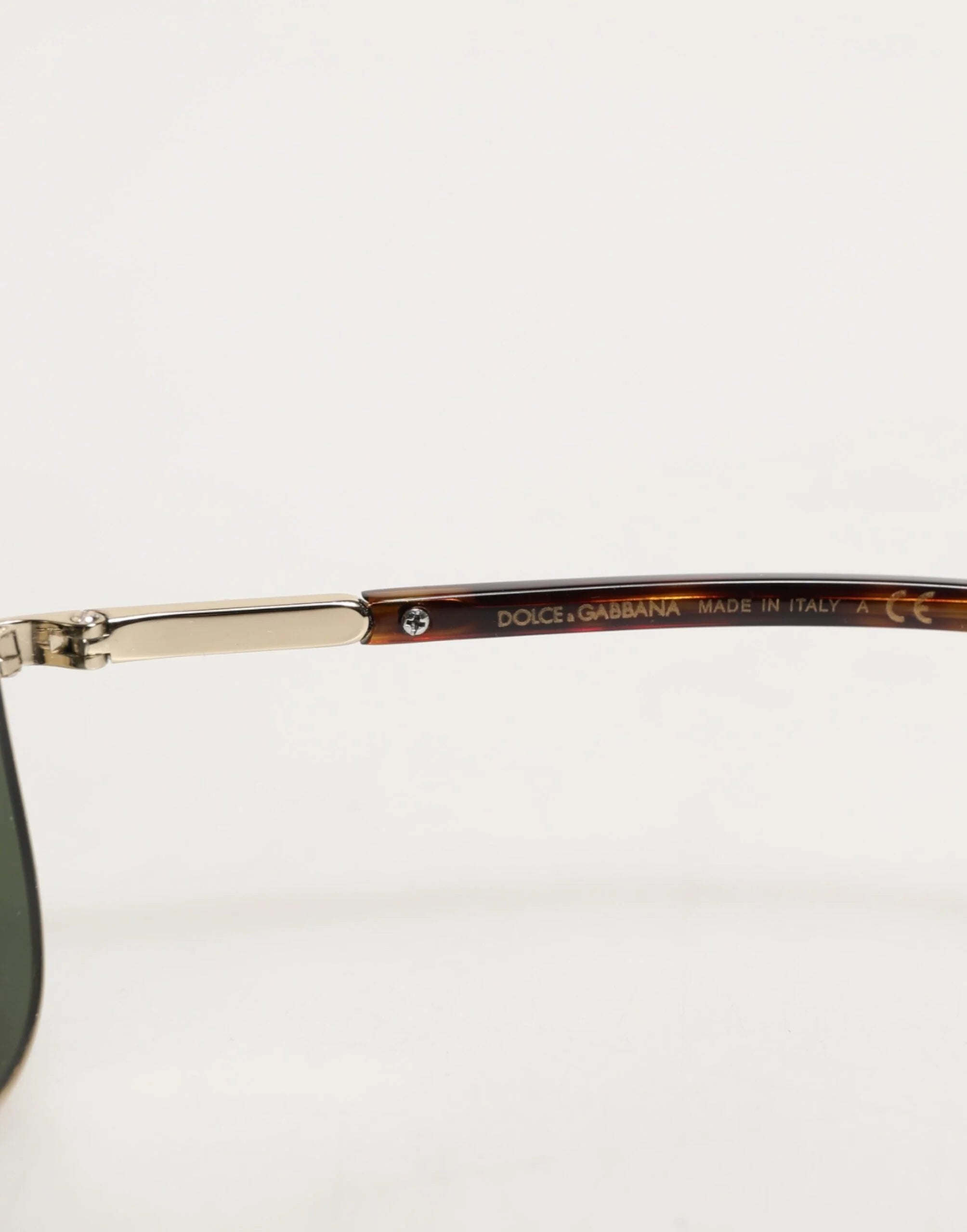 Dolce & Gabbana DG2125 Silver Frame Aviator Shades Eyewear Sunglasses