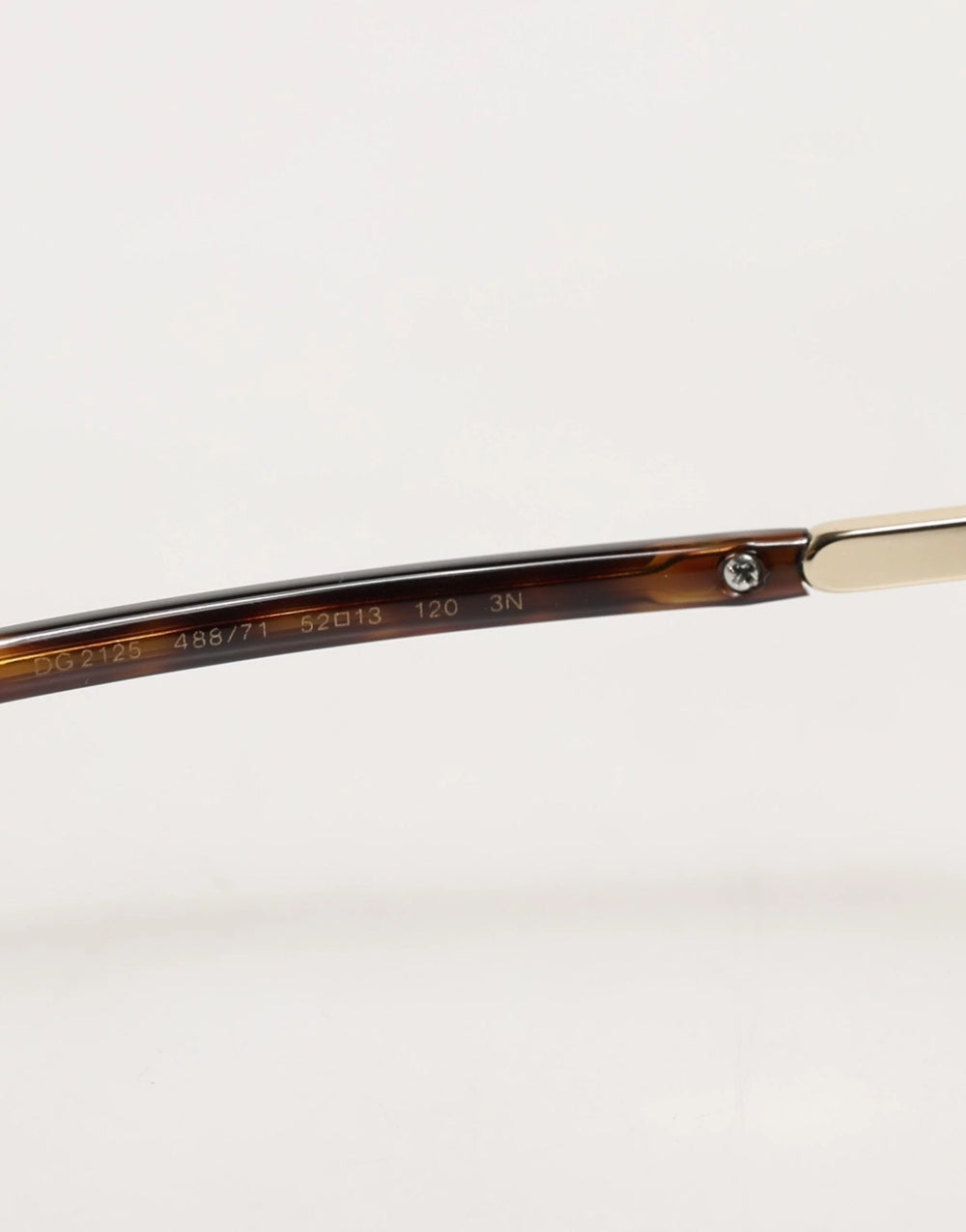 Dolce & Gabbana DG2125 Silver Frame Aviator Shades Eyewear Sunglasses