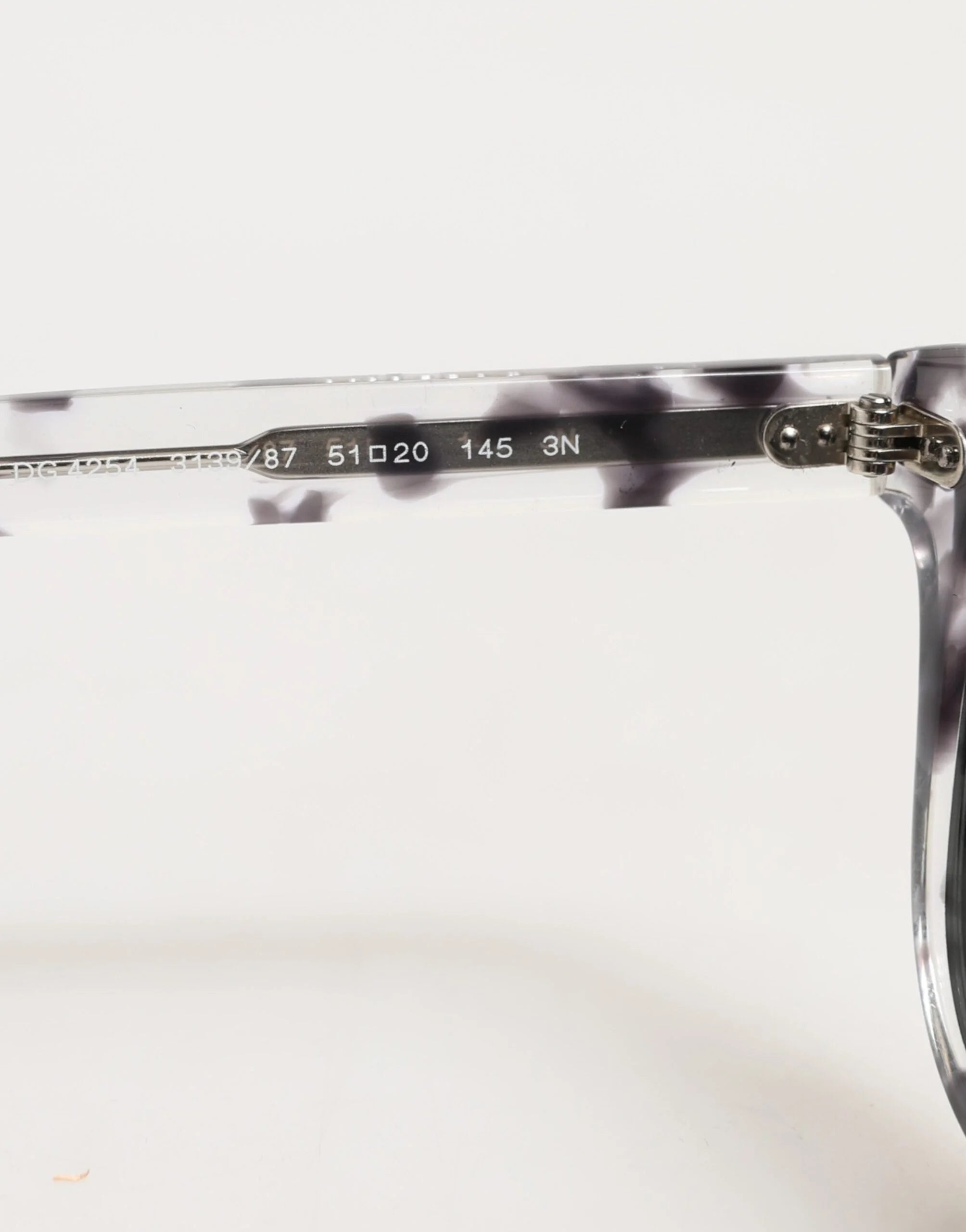 Dolce & Gabbana DG4254 Havana Clear Black Tinted Lenses Sunglasses - Sunglasses