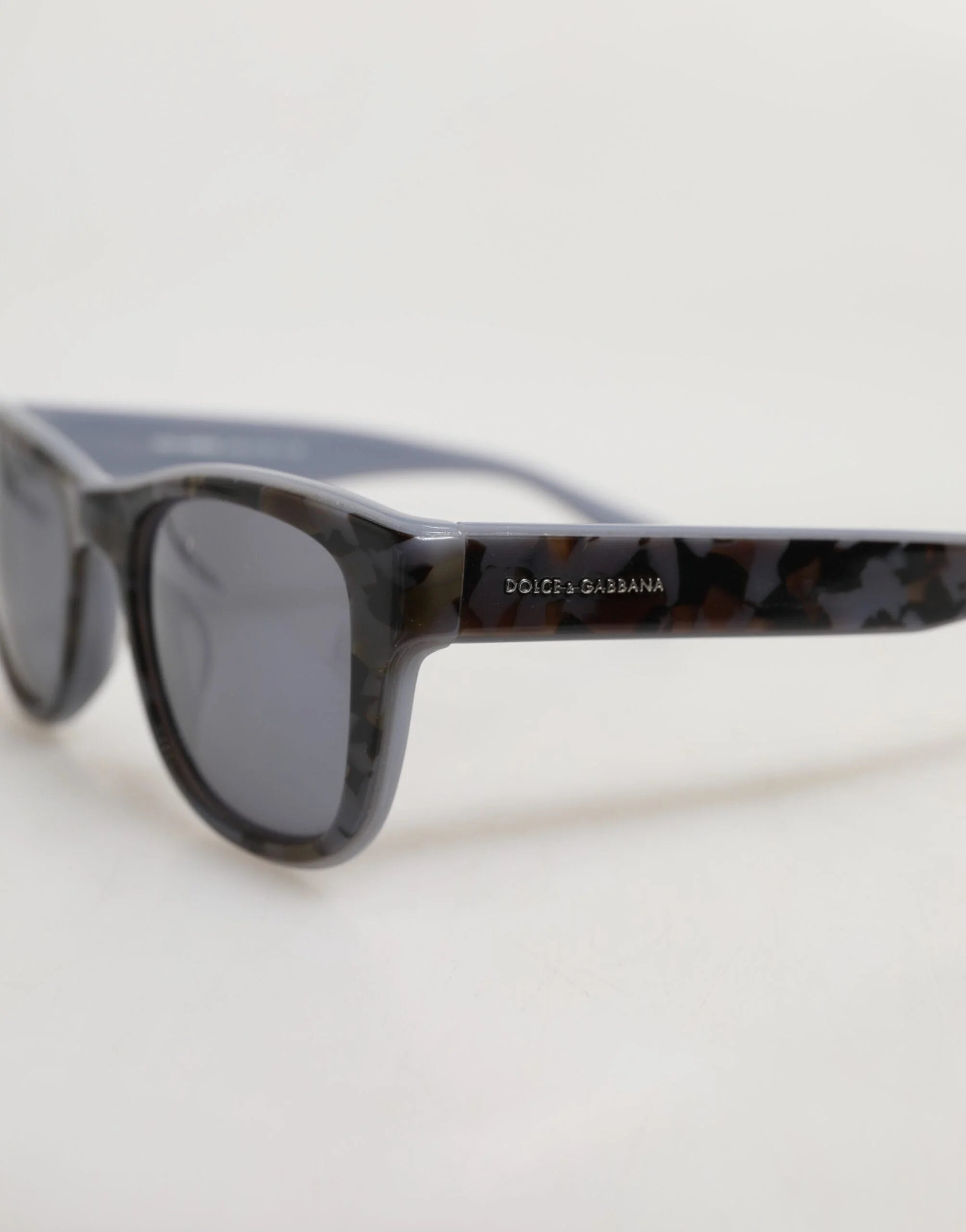 Dolce & Gabbana DG4284F Gray Tortoiseshell Blue Acetate Shades Sunglasses - Sunglasses