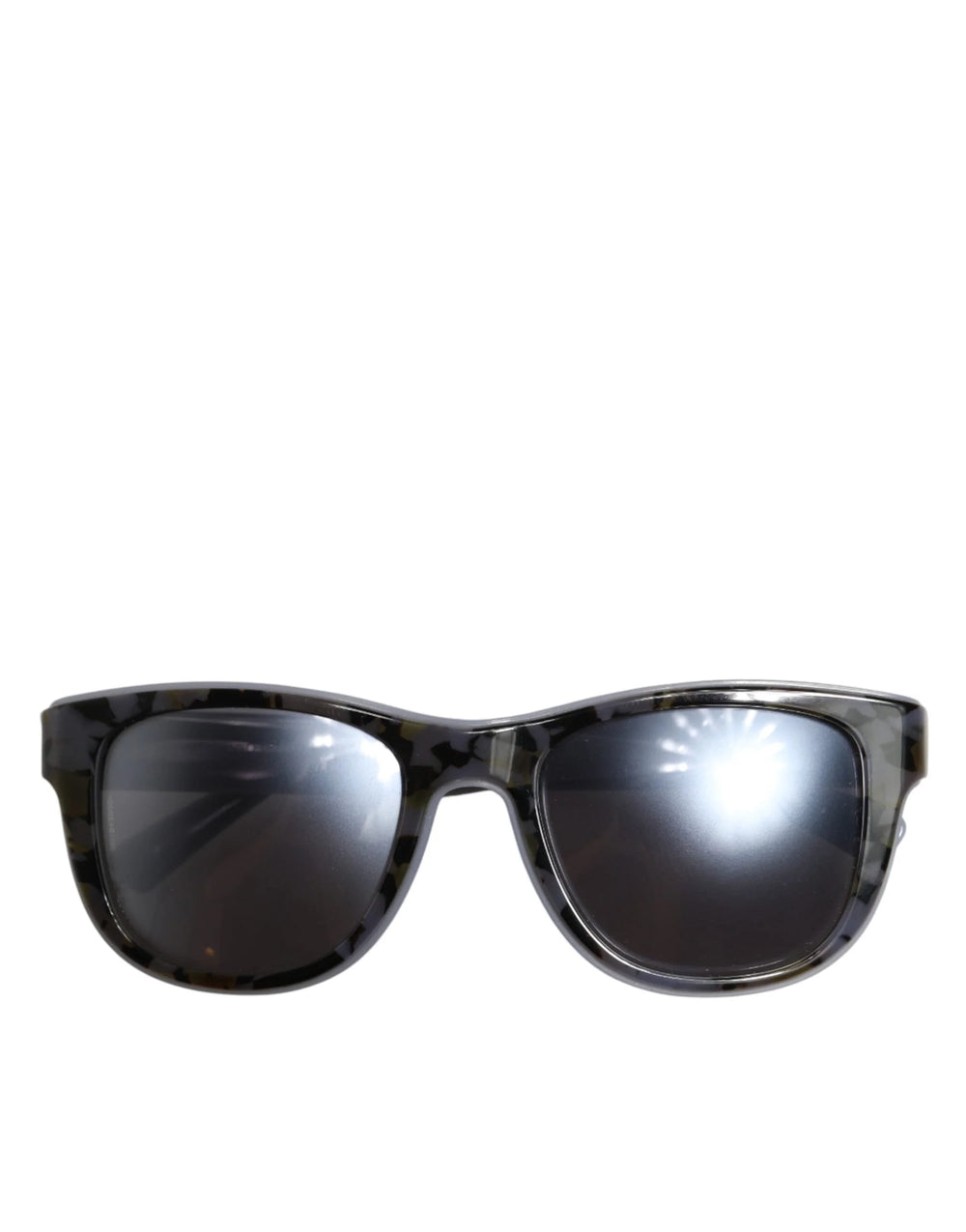 Dolce & Gabbana DG4284F Gray Tortoiseshell Blue Acetate Shades Sunglasses - Sunglasses