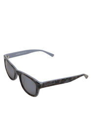 Dolce & Gabbana DG4284F Gray Tortoiseshell Blue Acetate Shades Sunglasses - Sunglasses