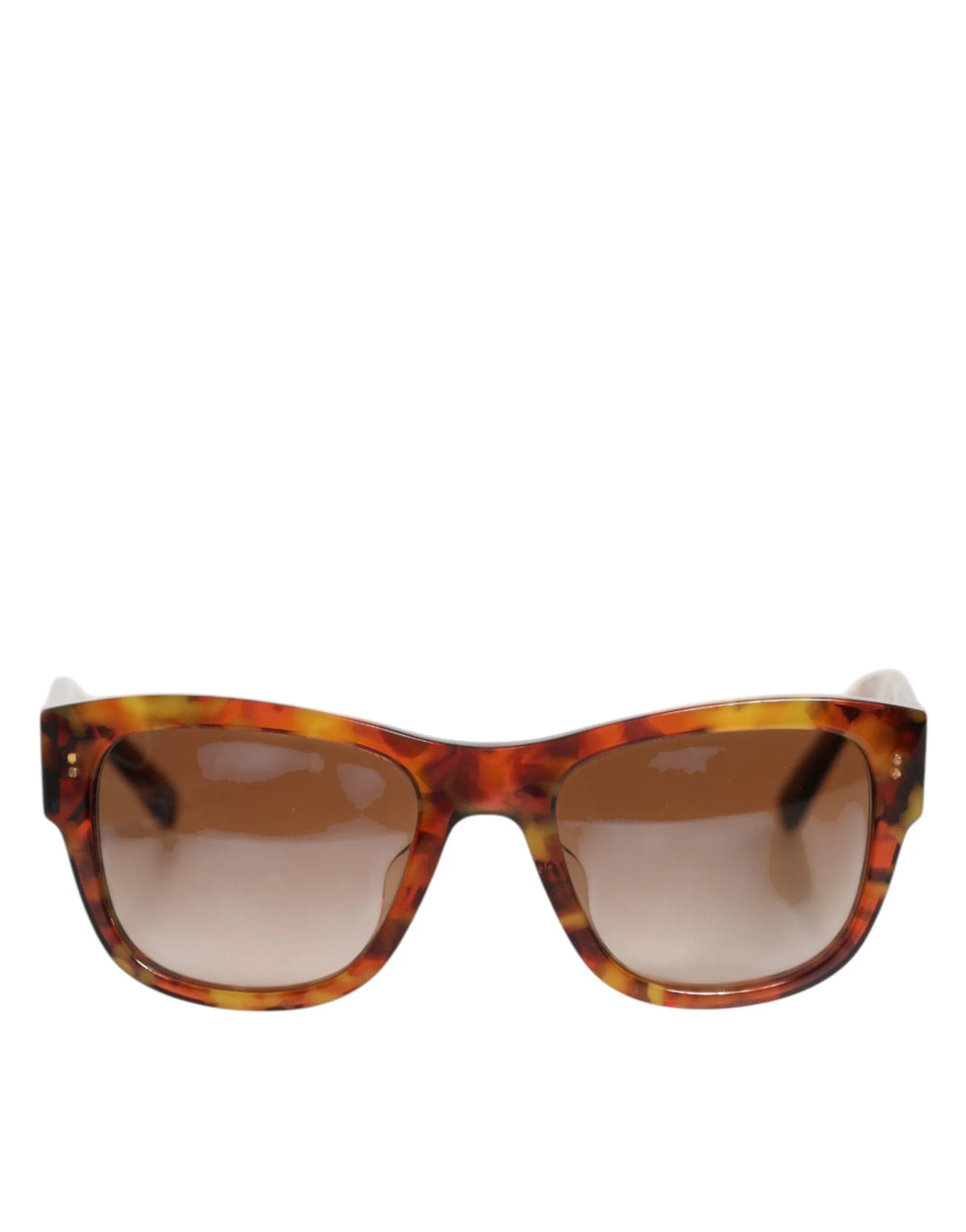 Dolce & Gabbana DG4338F Brown Havana Full Rim Round Lenses Sunglasses - Sunglasses