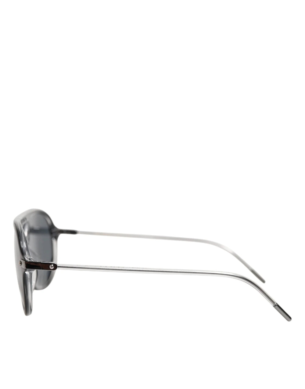 Dolce & Gabbana DG4343F Black Acetate Frame Pilot Shades Sunglasses - Sunglasses