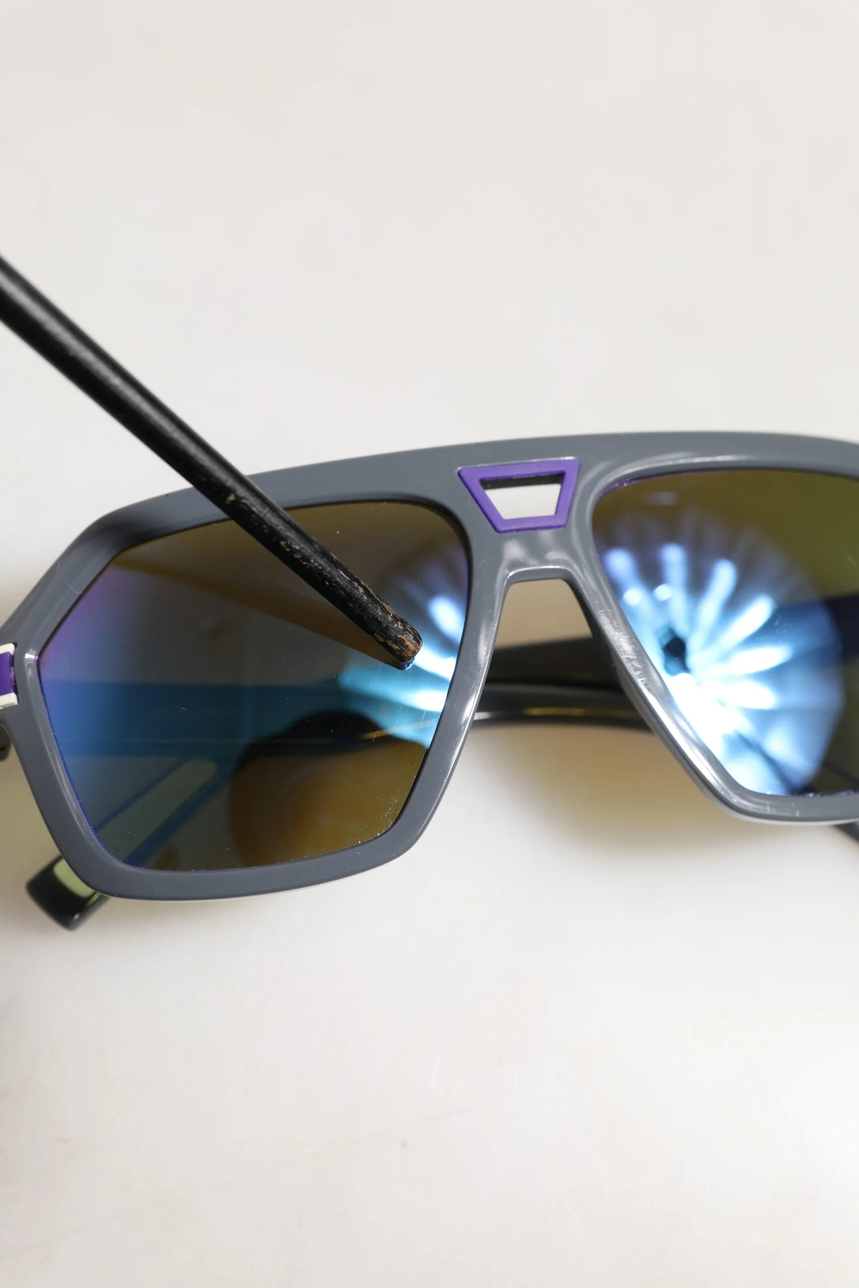 Dolce & Gabbana DG4356F Blue Acetate Aviator Shades Eyewear Sunglasses - Sunglasses