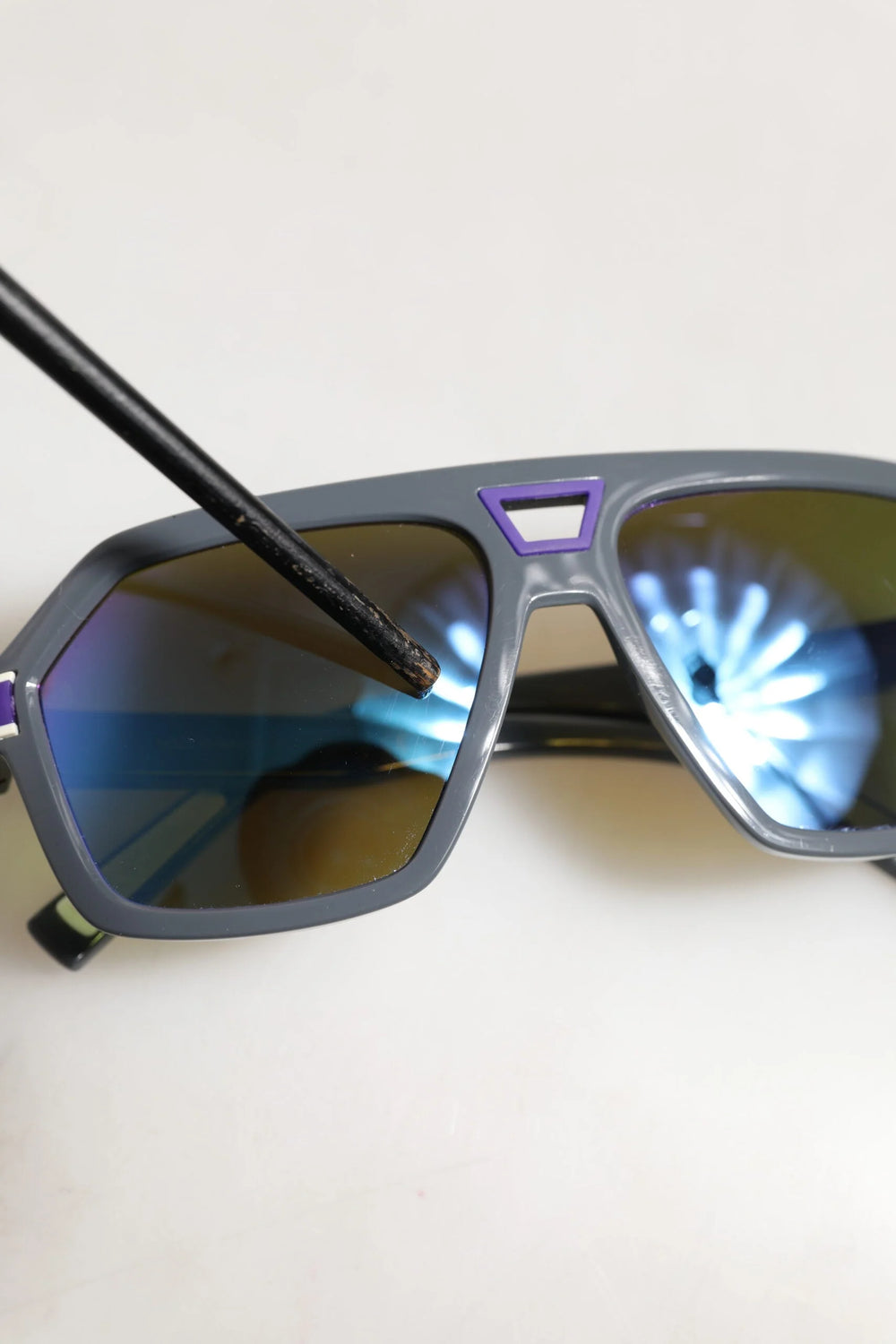 Dolce & Gabbana DG4356F Blue Acetate Aviator Shades Eyewear Sunglasses - Sunglasses