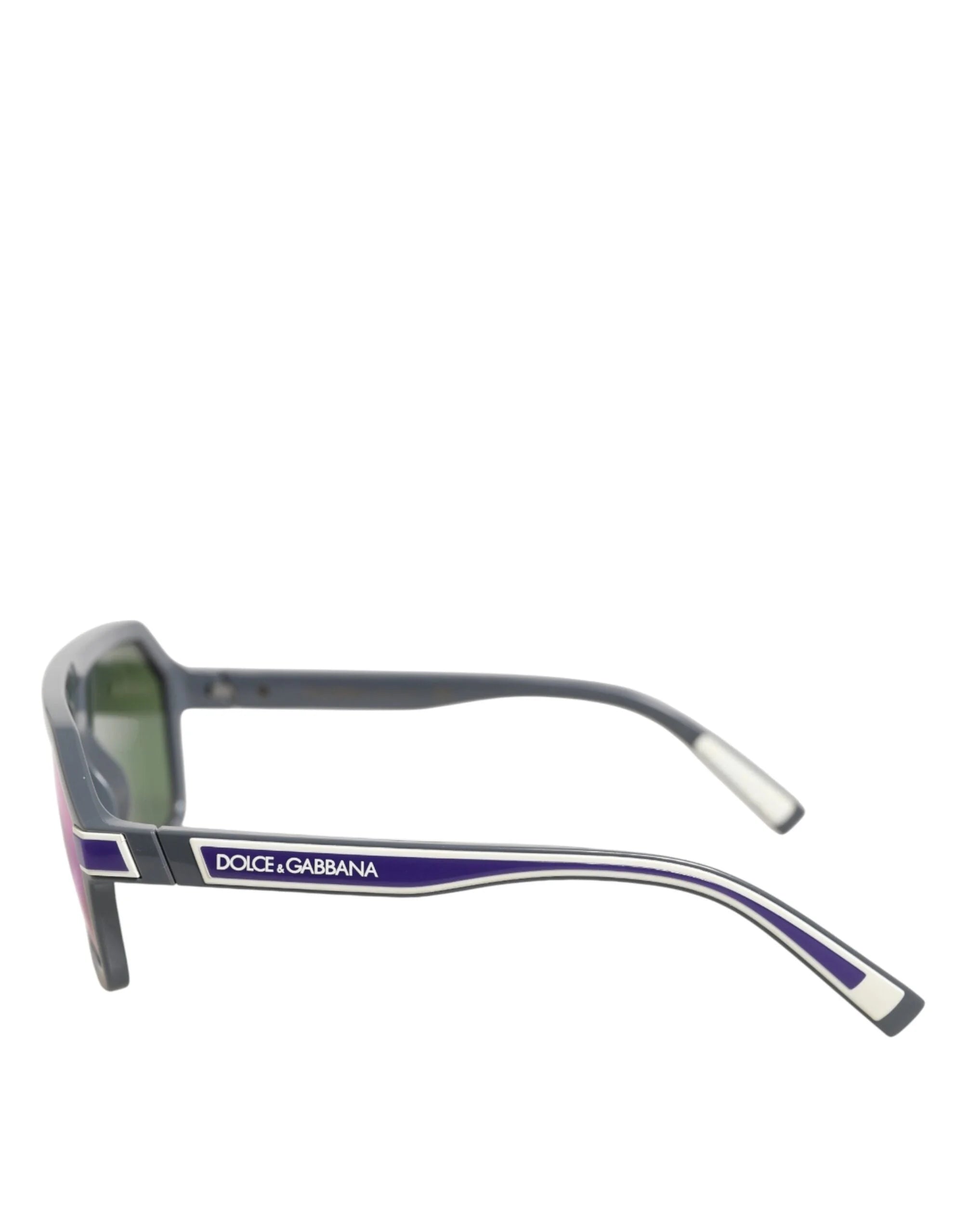 Dolce & Gabbana DG4356F Blue Acetate Aviator Shades Eyewear Sunglasses - Sunglasses