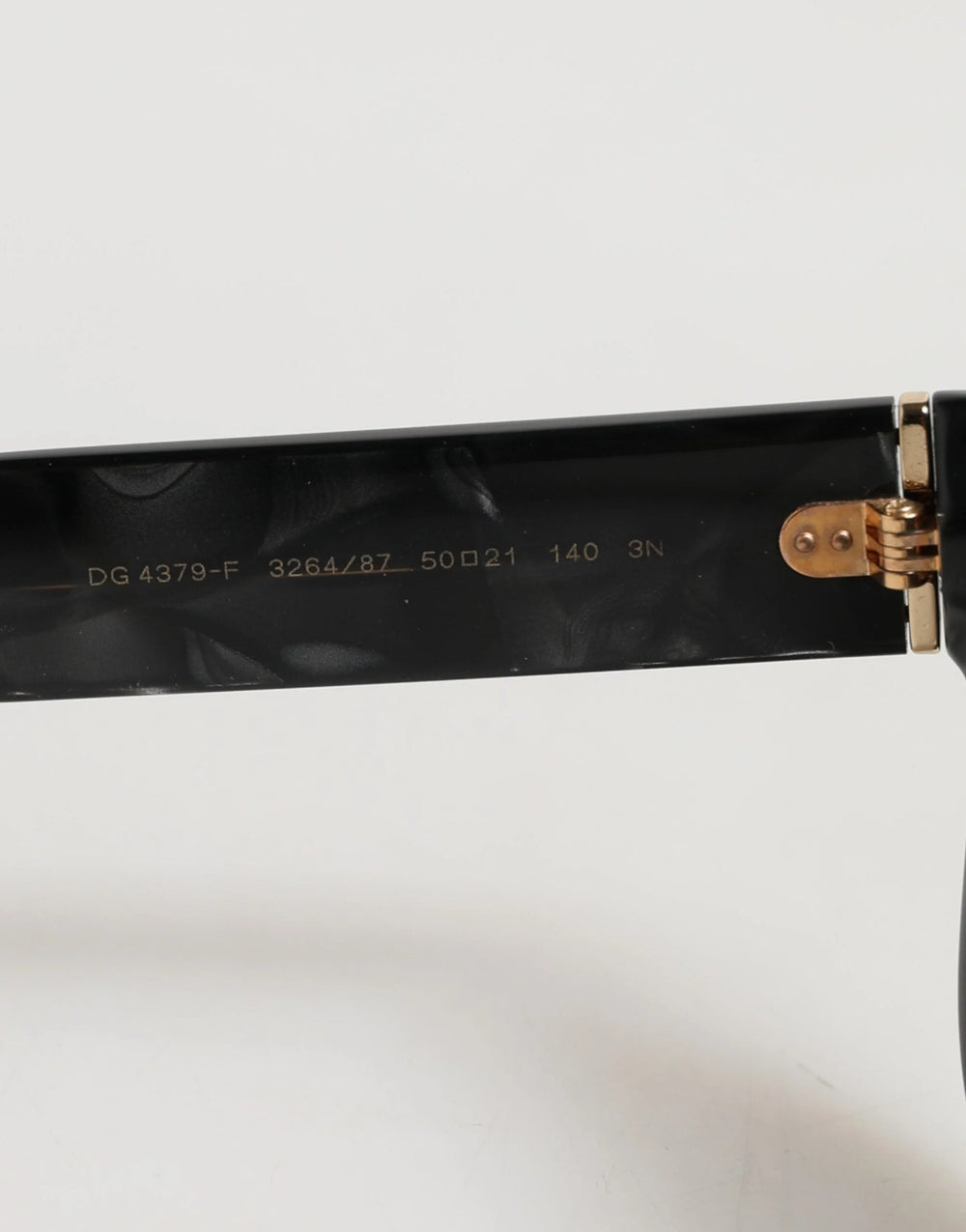 Dolce & Gabbana DG4379F Pearl White Acetate Frame Shades Sunglasses - Sunglasses