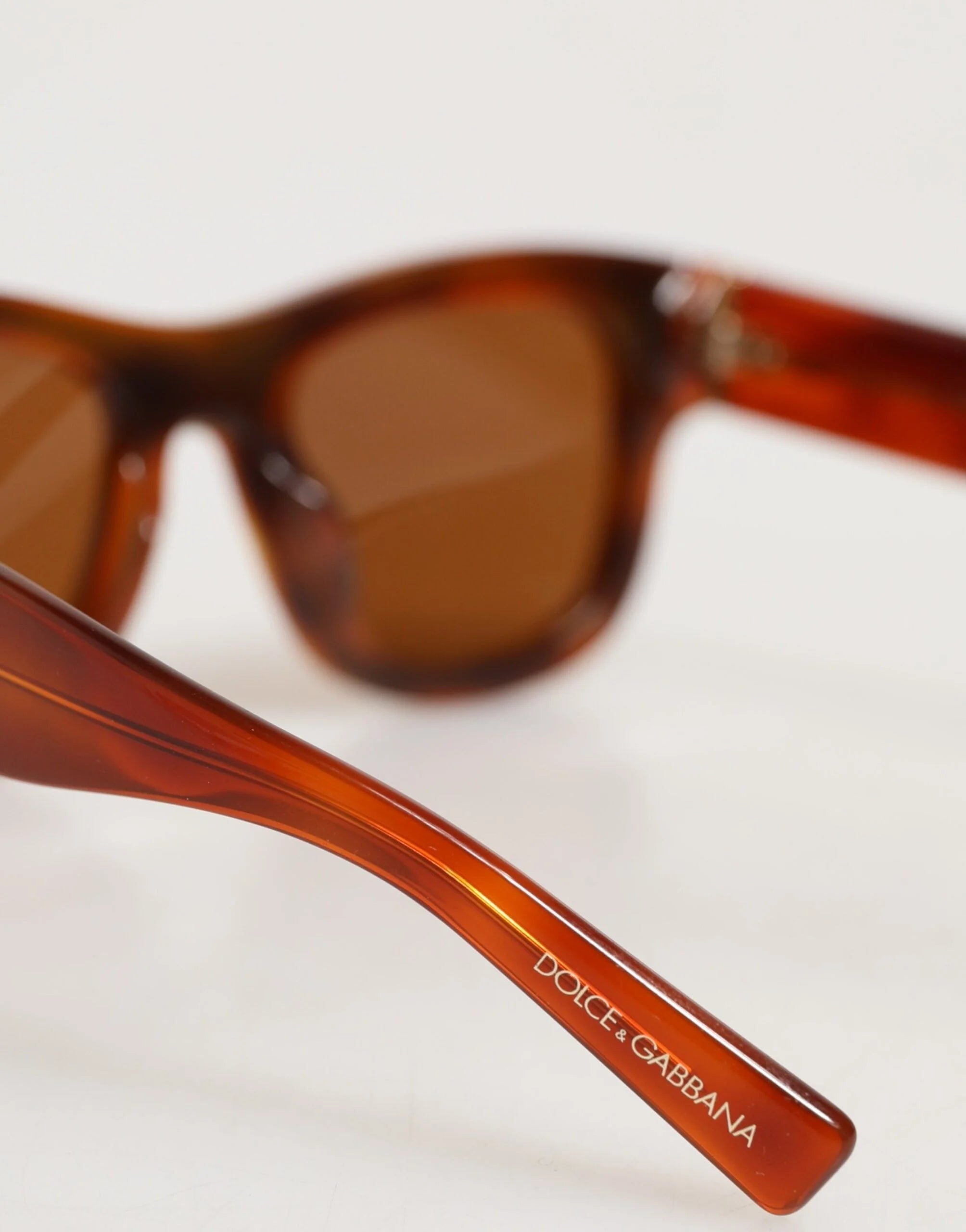 Dolce & Gabbana DG4391 Green Brown Acetate Square Frame Unisex Sunglasses - Sunglasses