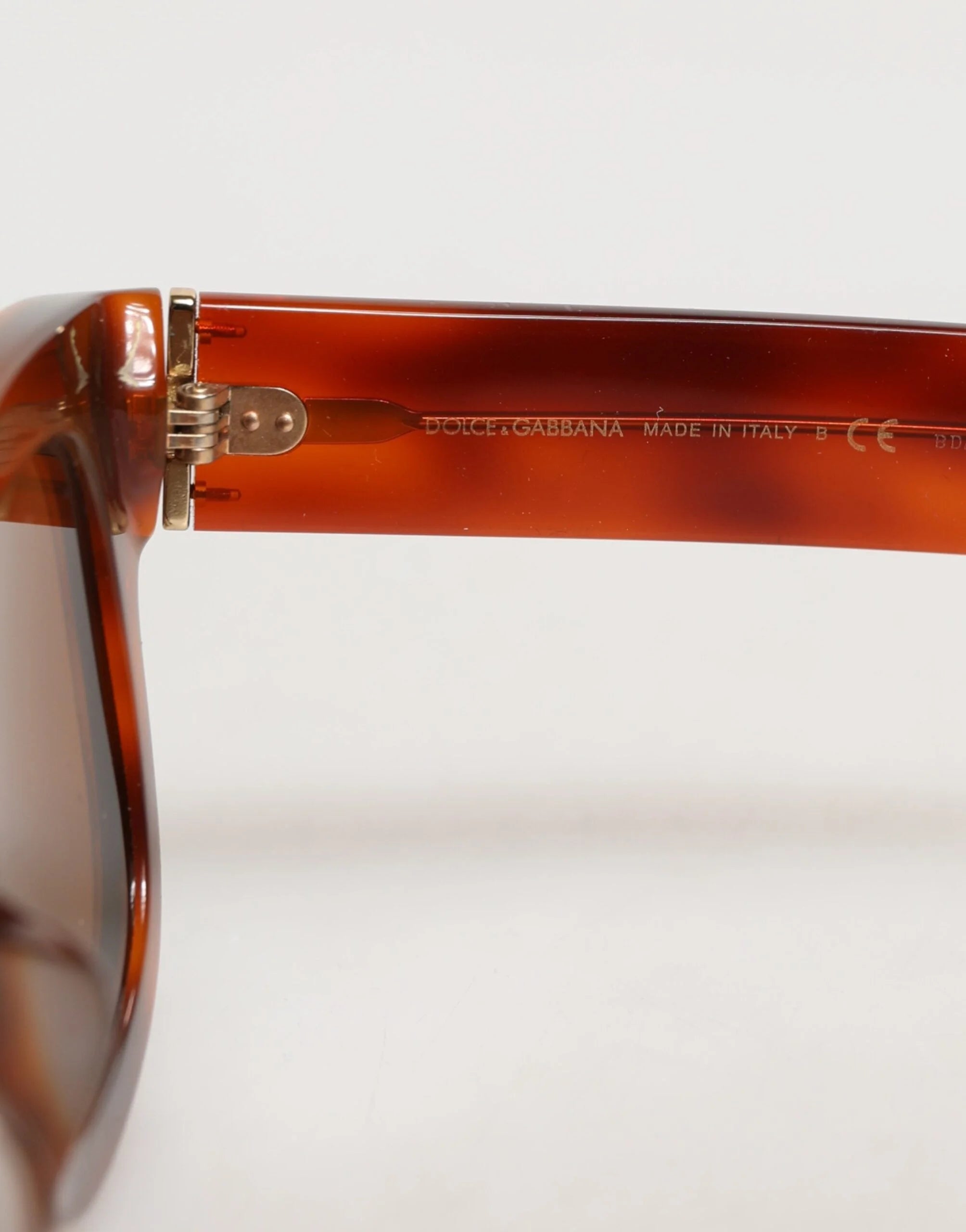 Dolce & Gabbana DG4391 Green Brown Acetate Square Frame Unisex Sunglasses - Sunglasses