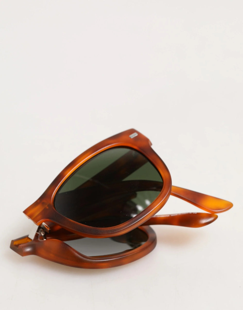 Dolce & Gabbana DG6089 Havana Full Rim Round Lenses Foldable Sunglasses - Sunglasses