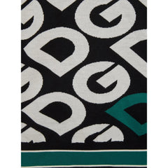 Dolce & Gabbana Elegant Black Cotton Sweater for Sophisticated Style - IT42|M - Sweaters