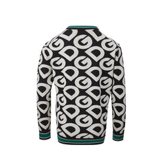 Dolce & Gabbana Elegant Black Cotton Sweater for Sophisticated Style - IT42|M - Sweaters