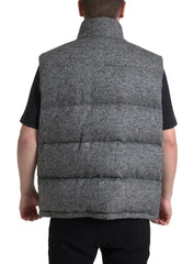 Dolce & Gabbana Elegant Chevron Knit Wool Blend Vest Jacket - IT56 | XL