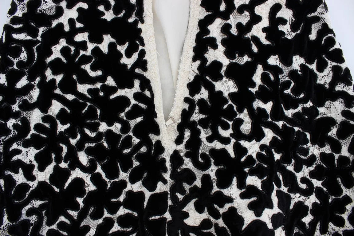 Dolce & Gabbana Floral Lace Ricamo Long Ball Maxi Dress - IT38|XS - Dresses