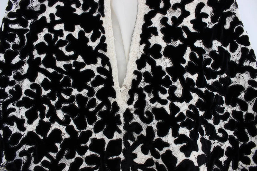 Dolce & Gabbana Floral Lace Ricamo Long Ball Maxi Dress - IT38|XS - Dresses