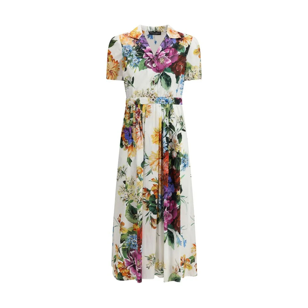 Dolce & Gabbana Flower bouquet print chemisier Dress - Dresses