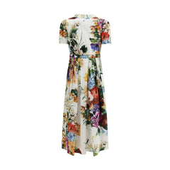 Dolce & Gabbana Flower bouquet print chemisier Dress - Dresses