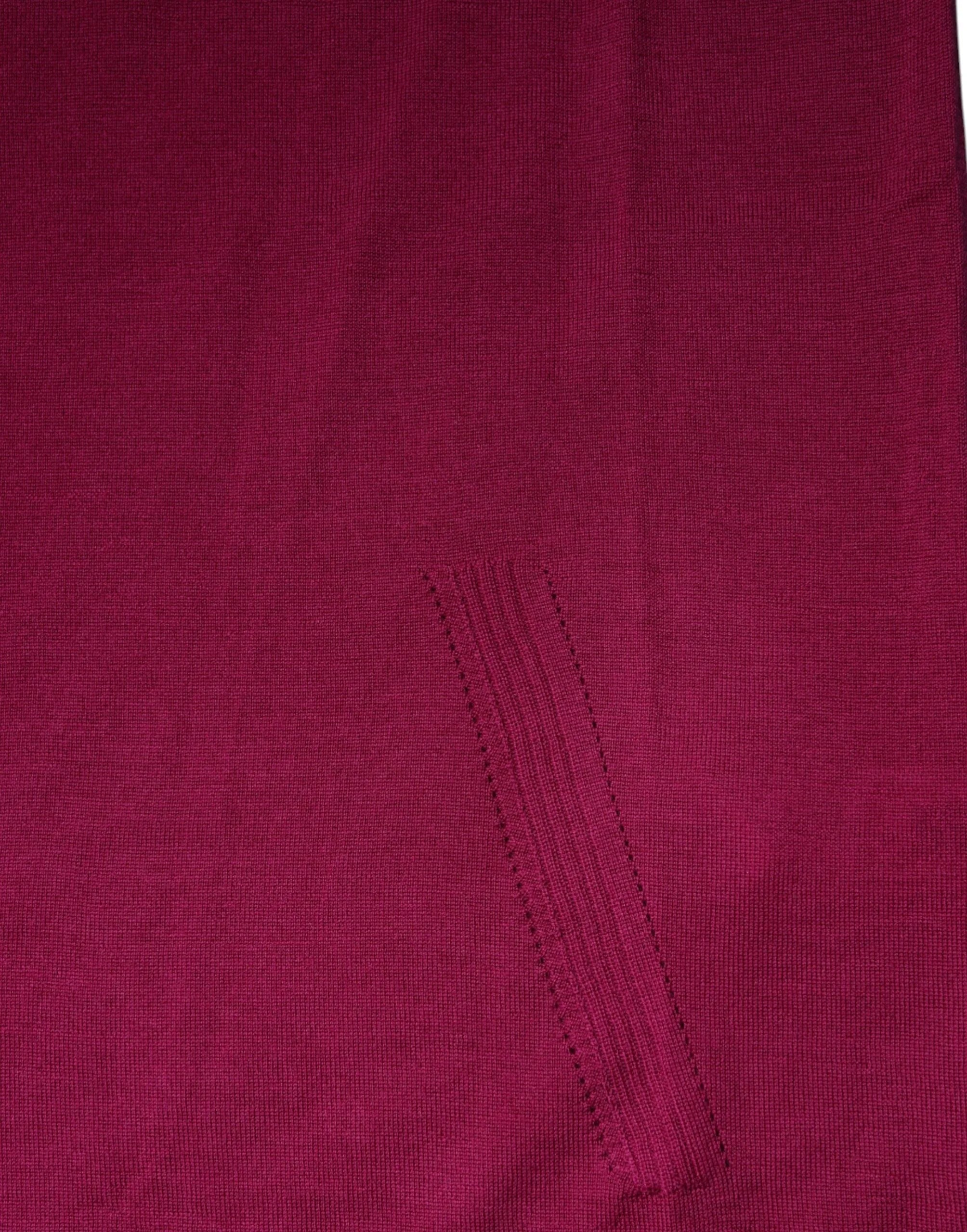 Dolce & Gabbana Fuchsia Wool Long Sleeves Turtleneck Sweater - IT42|M - Sweaters