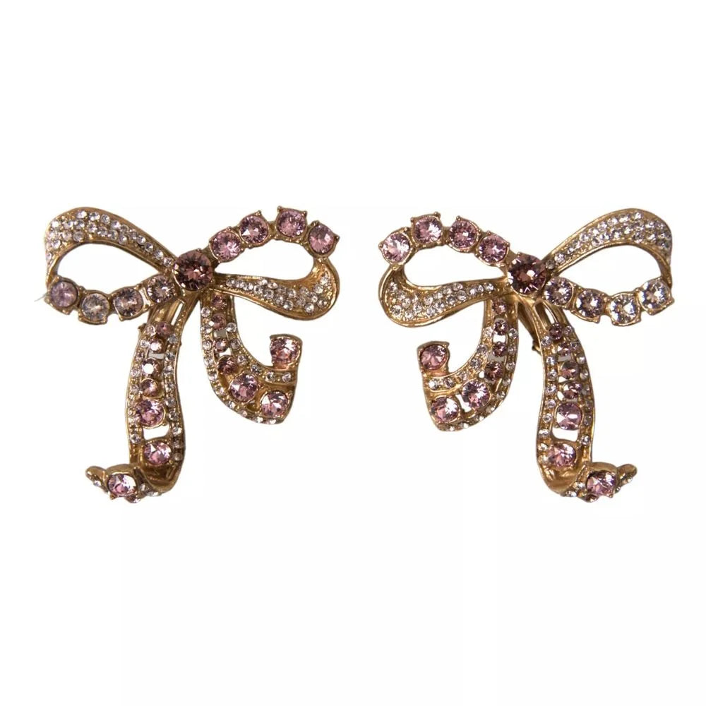 Dolce & Gabbana Gold Brass Earrings - One Size