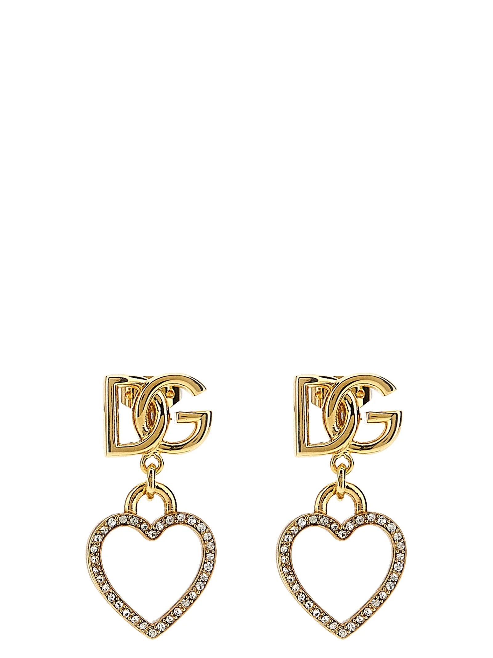 Dolce & Gabbana Gold Brass Earrings - One Size