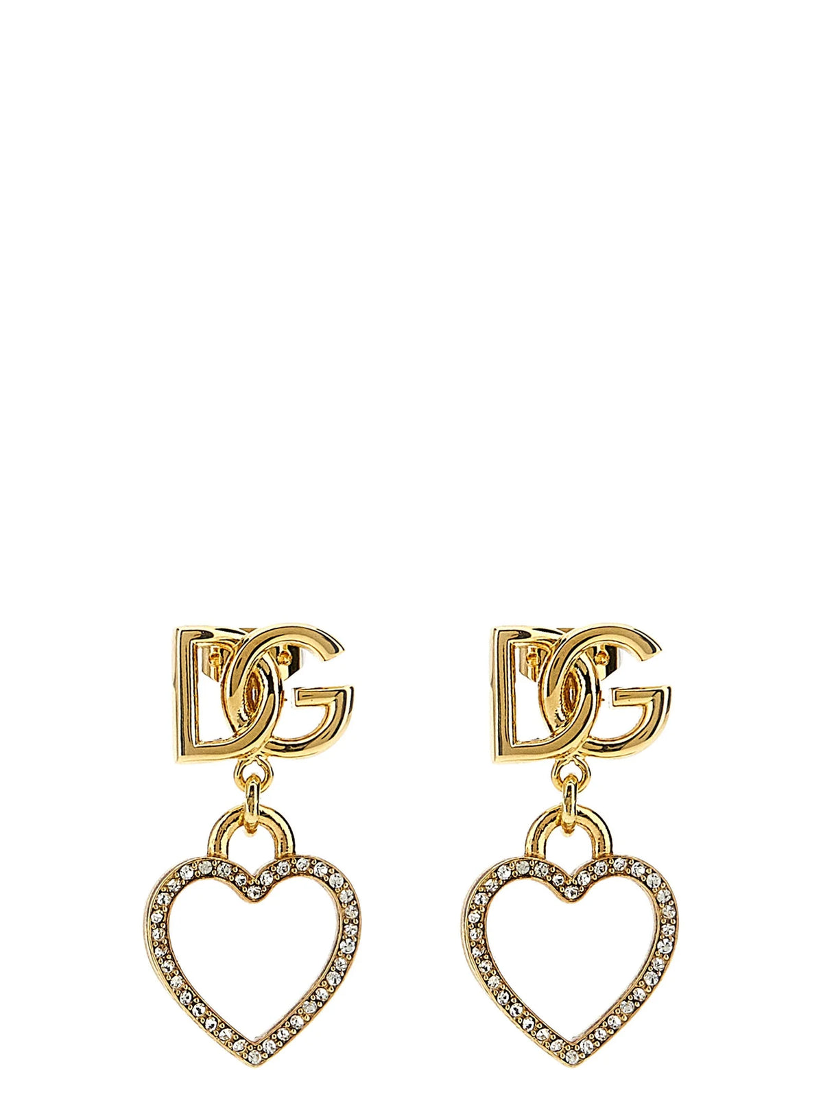 Dolce & Gabbana Gold Brass Earrings - One Size