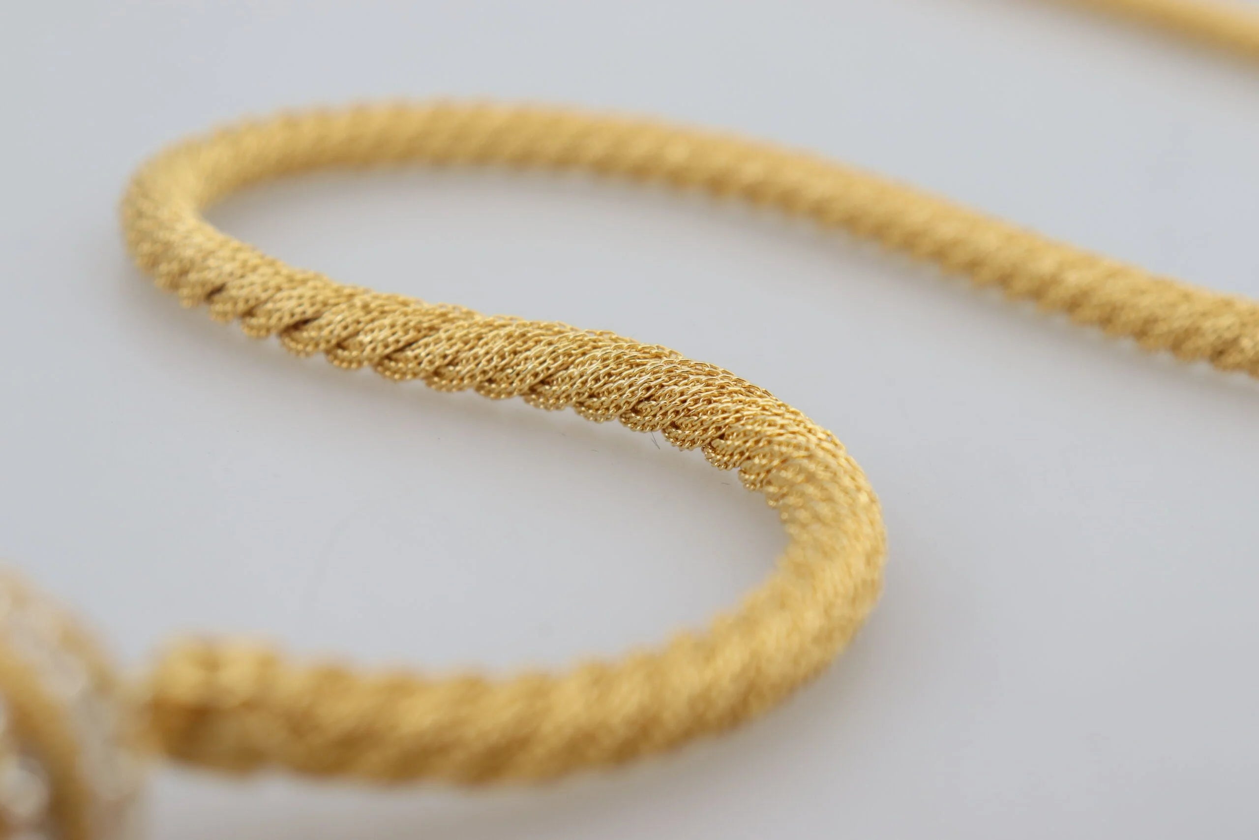 Dolce & Gabbana Gold Brass Sicily Crystal Robe Statement Necklace - Necklaces