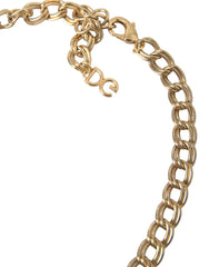 Dolce & Gabbana Gold Chain Rose Cross Strawberry Star Pendant Necklace - Necklaces