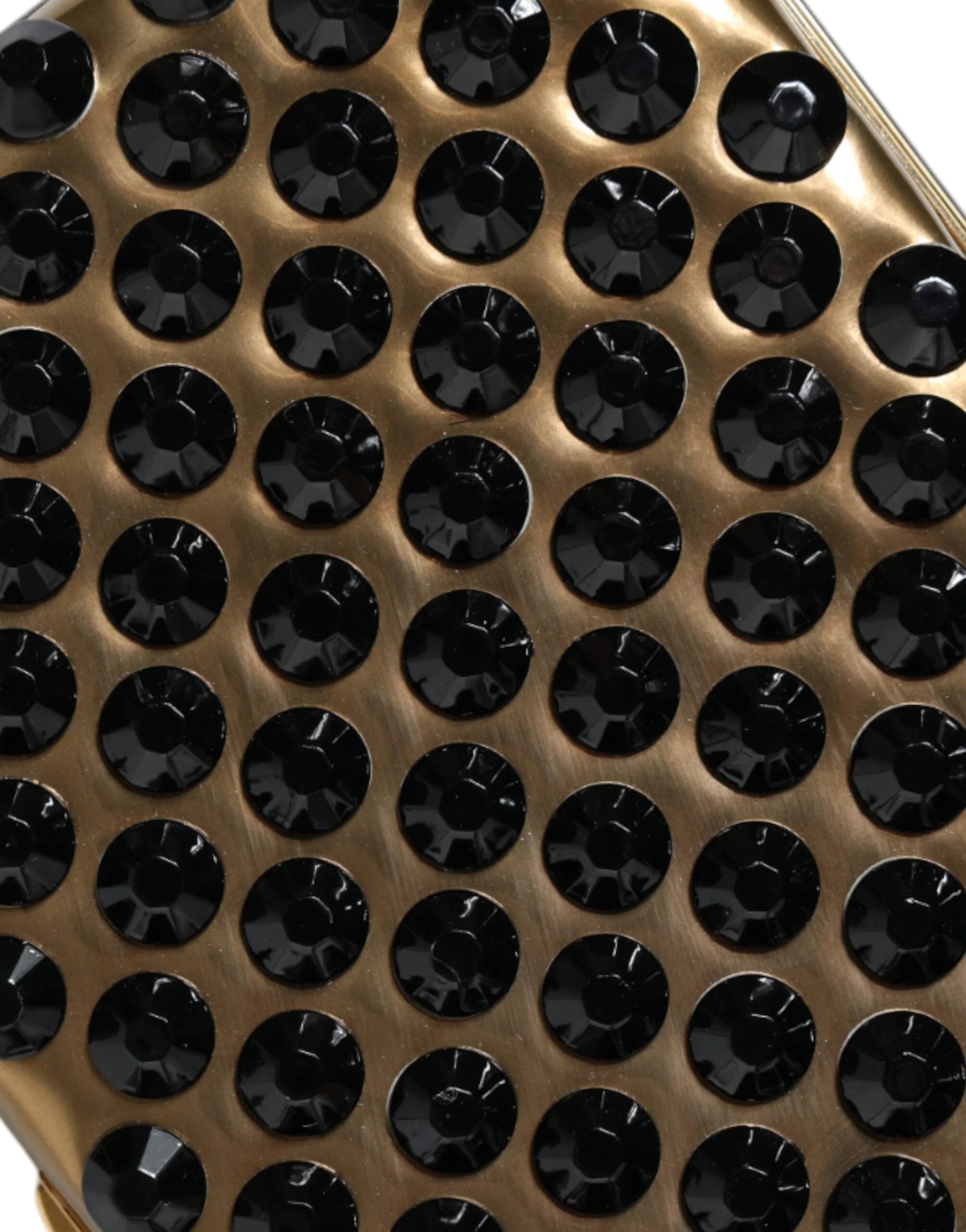 Dolce & Gabbana Gold Crystal Bifold Clutch Evening Party Women Purse Bag - Clutch Bags