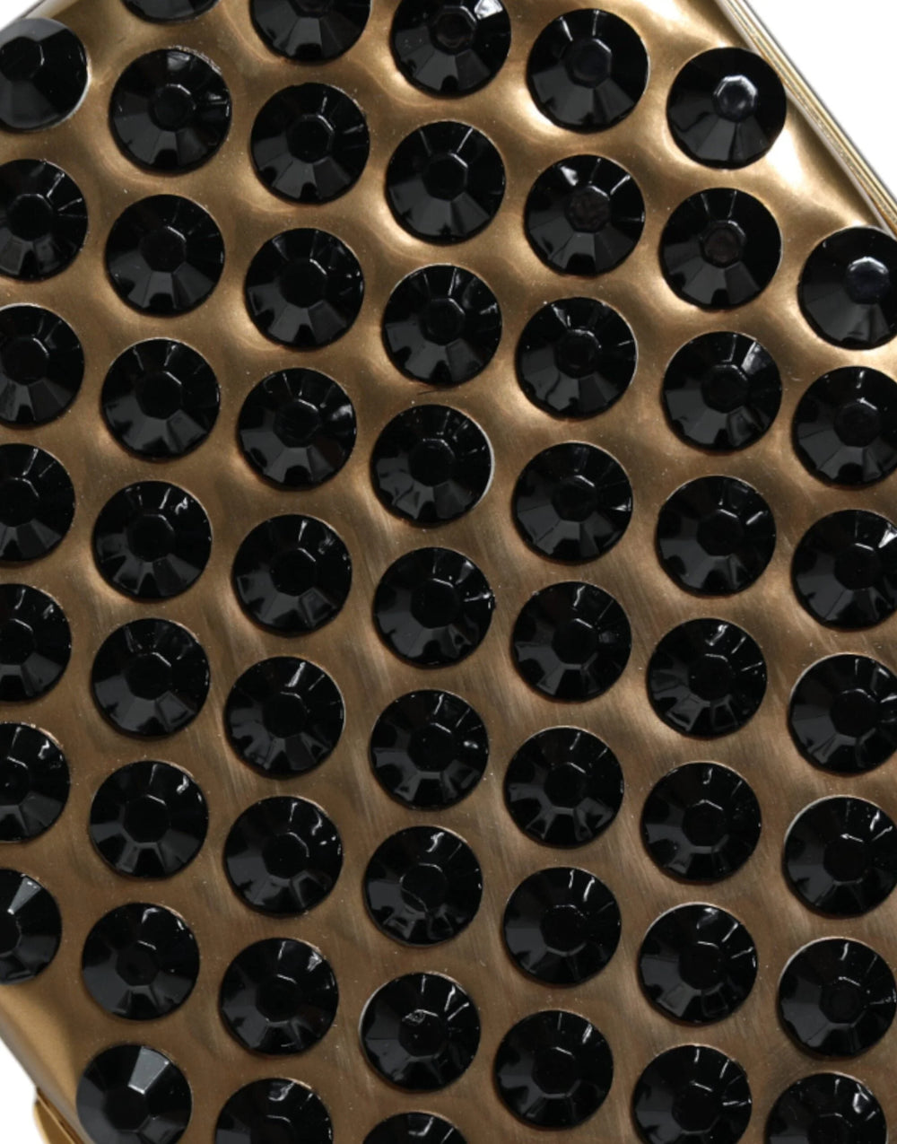 Dolce & Gabbana Gold Crystal Bifold Clutch Evening Party Women Purse Bag - Clutch Bags