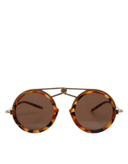 Dolce & Gabbana Gold Havana Frame DG Fatto A Mano Eyewea Sunglasses