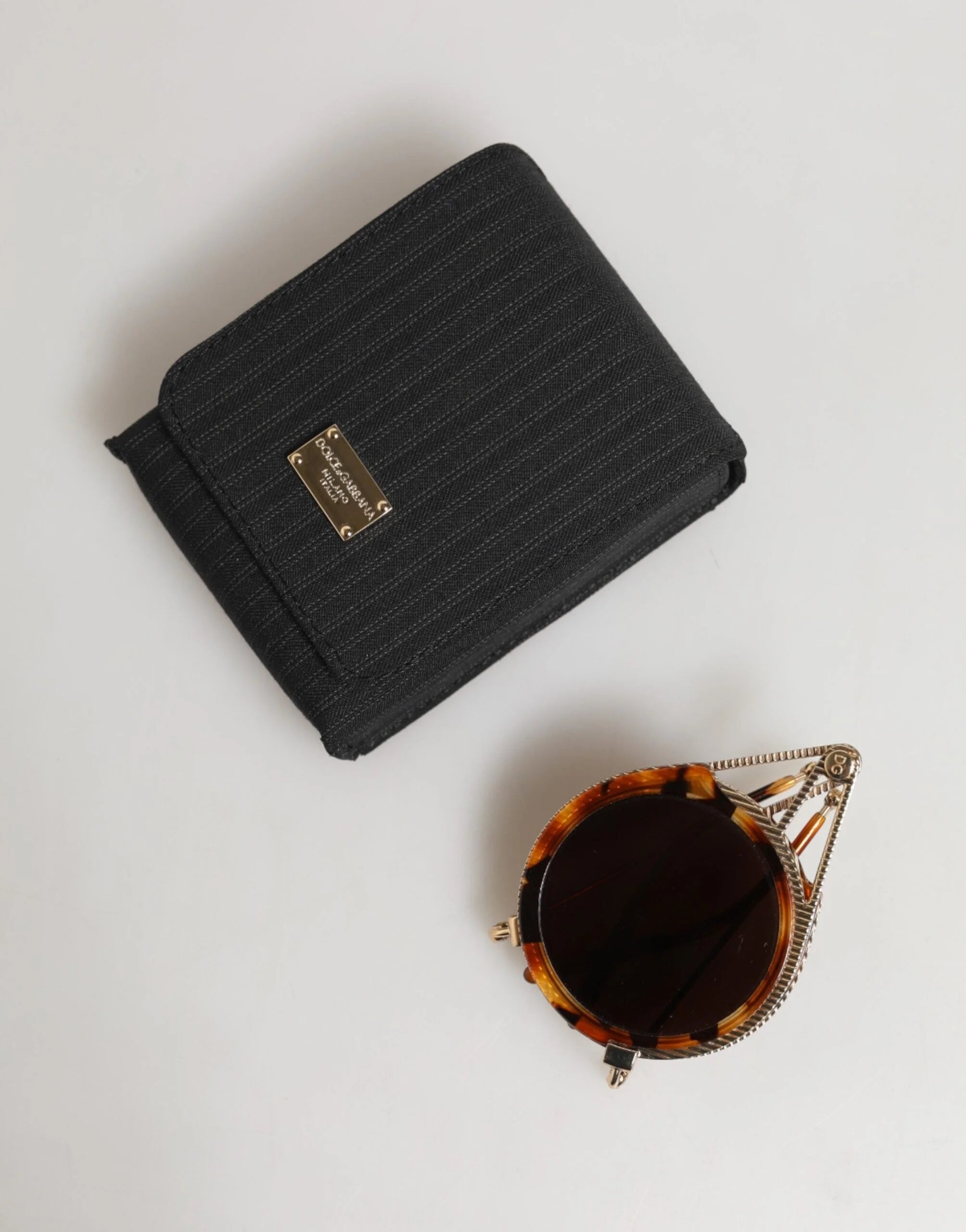 Dolce & Gabbana Gold Havana Frame DG Fatto A Mano Eyewea Sunglasses - Sunglasses