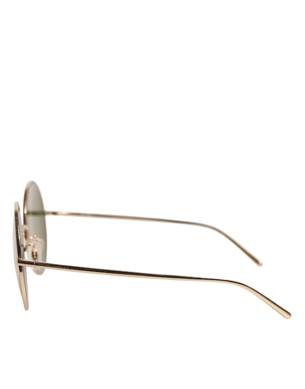 Dolce & Gabbana Gold Metal Round Shades Eyewear Sunglasses - Sunglasses