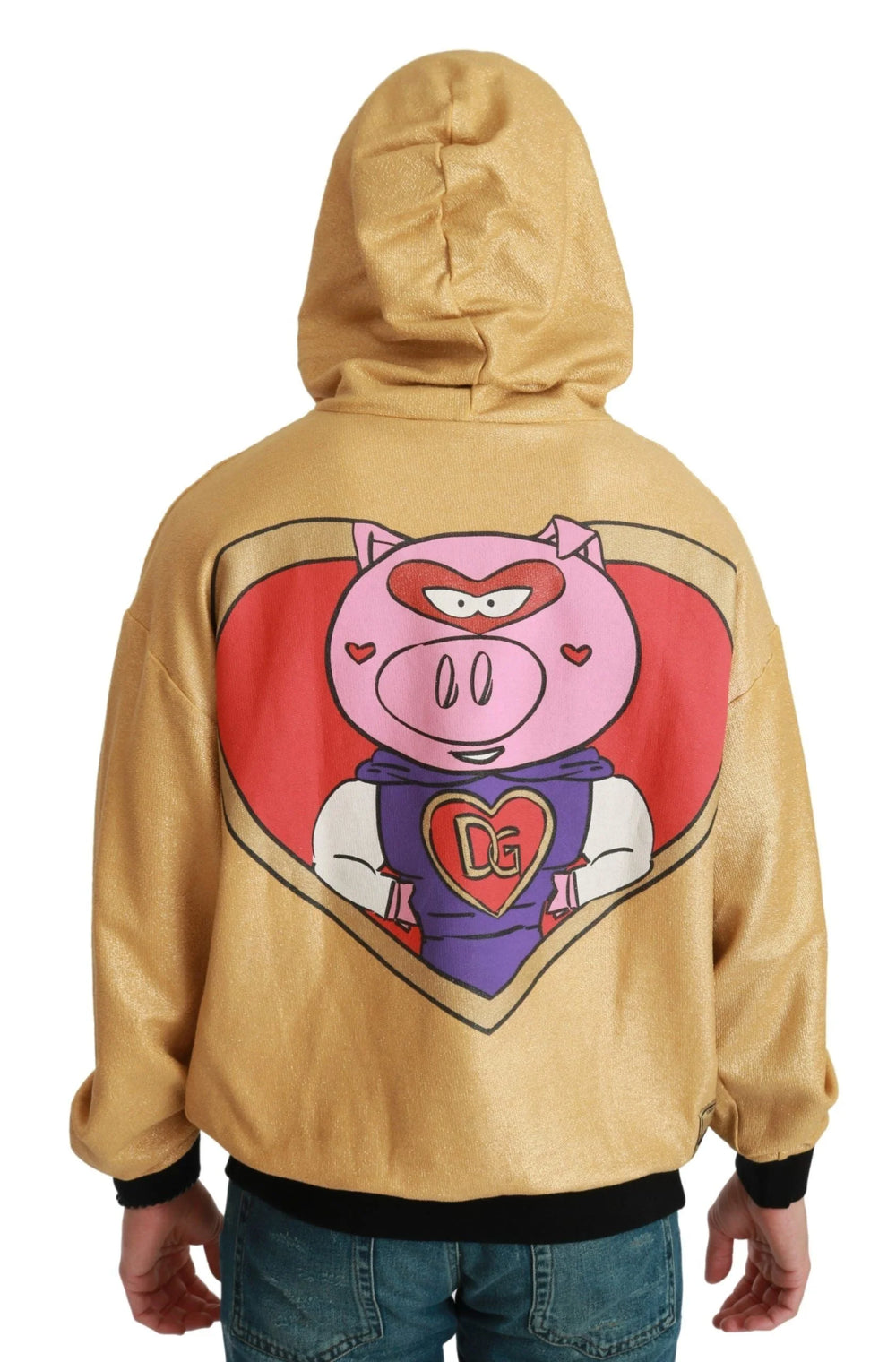 Dolce & Gabbana Gold Pig of the Year Hooded Sweater - Hoodies